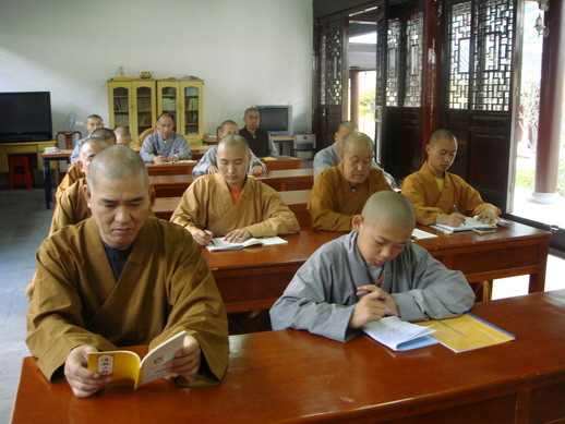 能仁寺付寺兼知客果持法师在能仁养正院讲《佛遗教经》(图6)