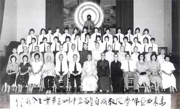 1981年马西亚佛学院教职员暨高初中第四届毕业生合照(图1)