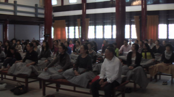温州女子学院卓越女性高级研修班全体学员到能仁寺举行佛教传统教育体验活动(图5)
