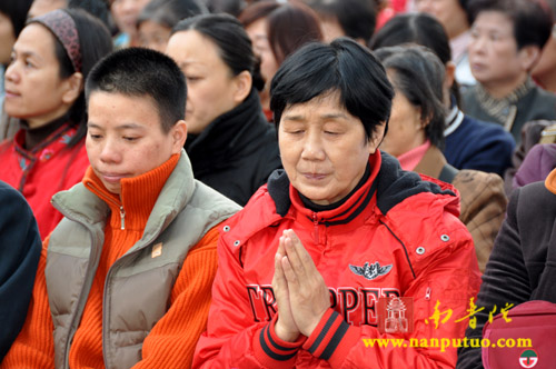 梦参老和尚回山讲法三日 南普陀寺四众弟子云集(图13)