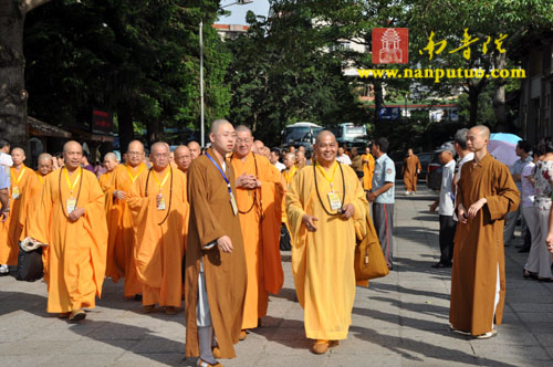 第二届海峡论坛闽台两地佛教界祈福法会在南普陀寺举行(图6)