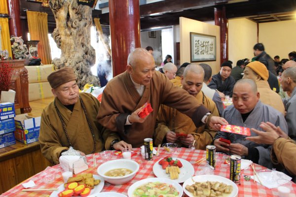 雁荡山能仁寺2014年新年团圆饭今天举行(图5)