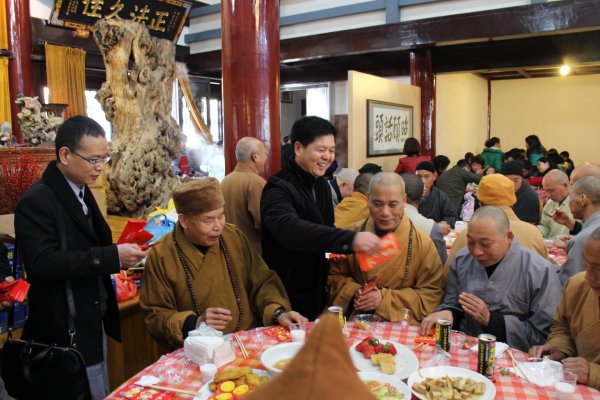 雁荡山能仁寺2014年新年团圆饭今天举行(图6)