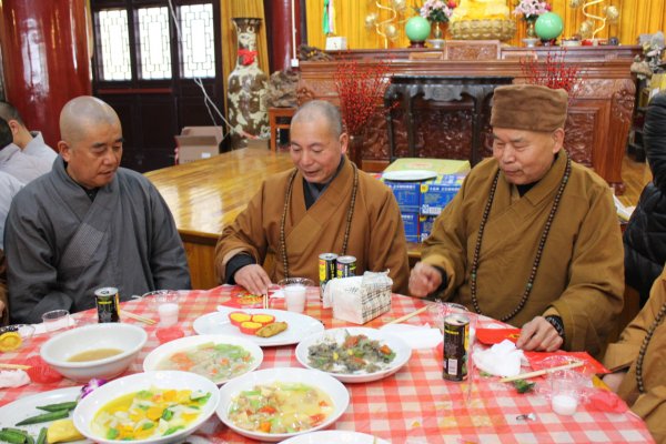 雁荡山能仁寺2014年新年团圆饭今天举行(图12)