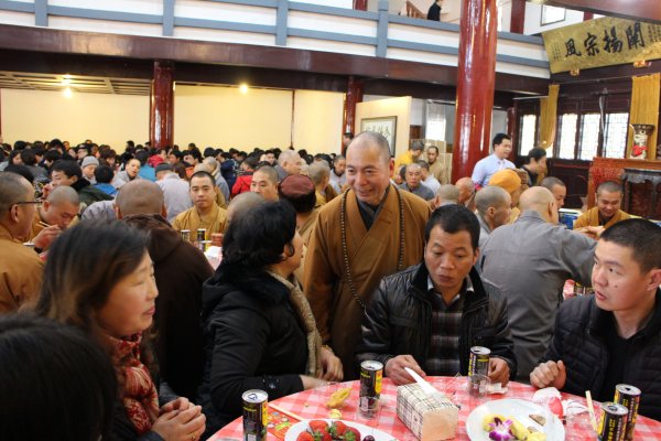 雁荡山能仁寺2014年新年团圆饭今天举行(图14)