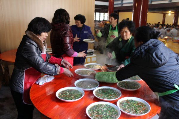 雁荡山能仁寺2014年新年团圆饭今天举行(图15)