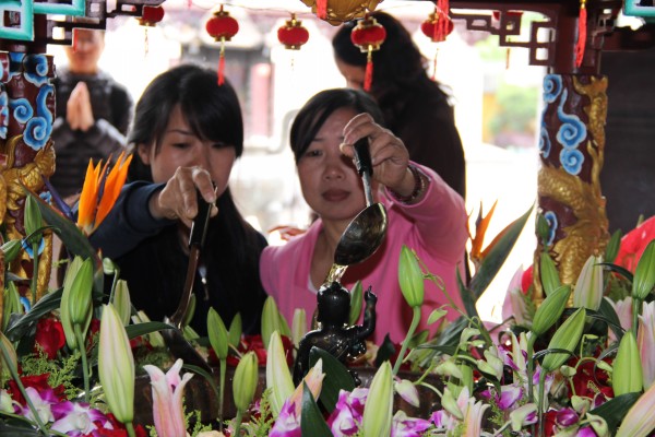 雁荡山能仁寺恭逢释迦牟尼佛诞辰日举行浴佛法会(图16)