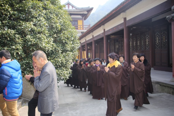 雁荡山能仁寺新春正月初一上普供法会(图22)