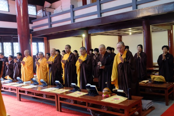 恭逢观世音菩萨出家日 雁荡山能仁寺隆重举行祈福法会(图4)