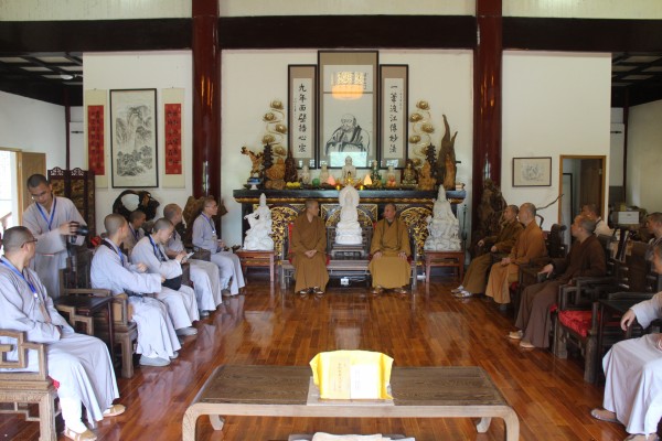 福建佛学院第十四届本科毕业班参学团到温州雁荡山能仁寺参访(图9)