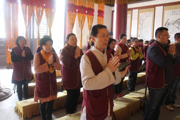 “雁荡山一日禅”禅修活动今天在雁荡山能仁寺隆重举行(图7)