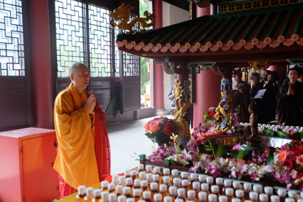 温州雁荡山能仁寺庆祝佛诞节举行盛大浴佛节(图11)