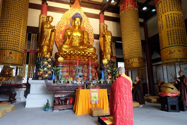 “雁荡山一日禅”第三期禅修活动今天在能仁寺如期举行(图11)