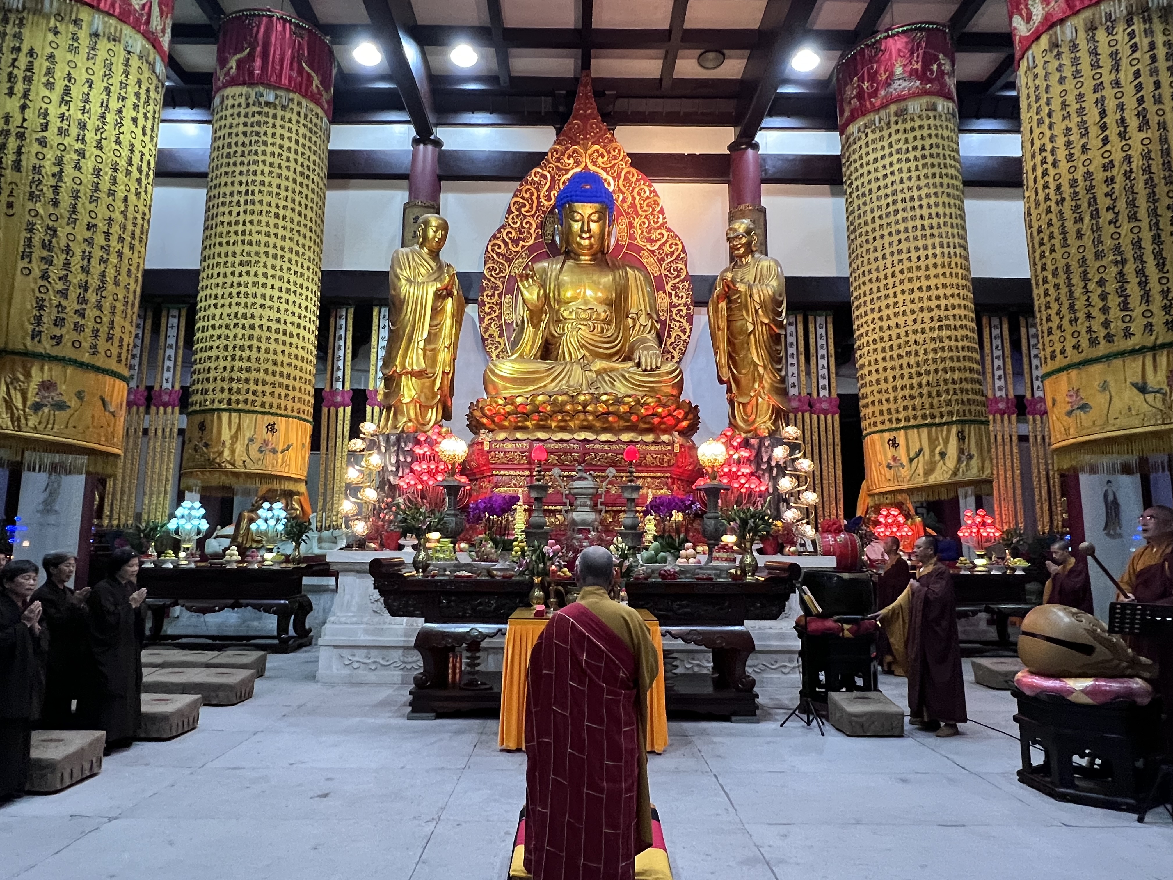 雁荡山能仁寺甲辰年楞严七法会念诵功德圆满(图1)