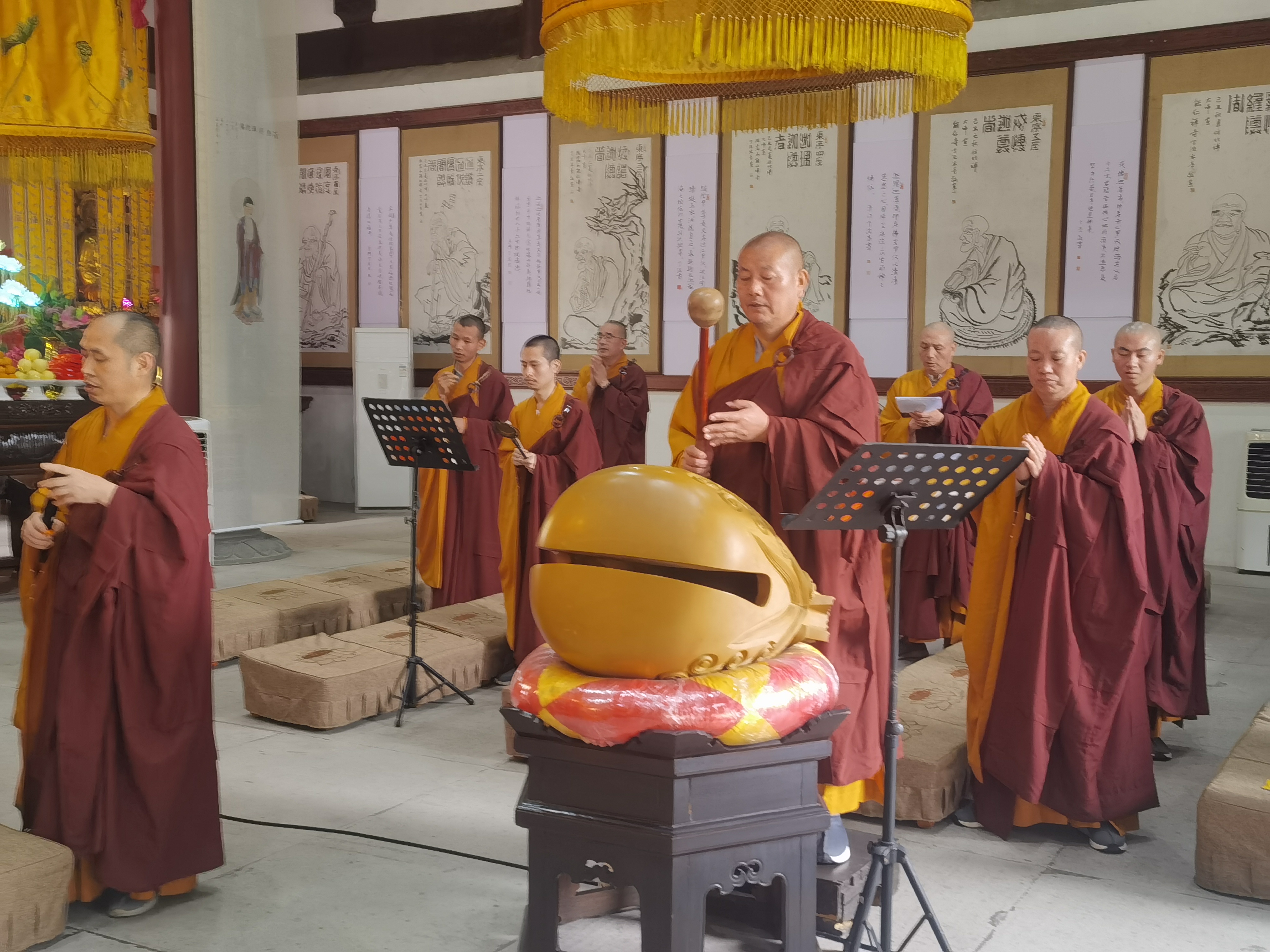 雁荡山能仁寺甲辰年楞严七法会念诵功德圆满(图8)